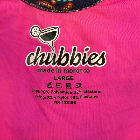 Chubbies Women’s Swim in The Electric Neon - Picture 5 of 11